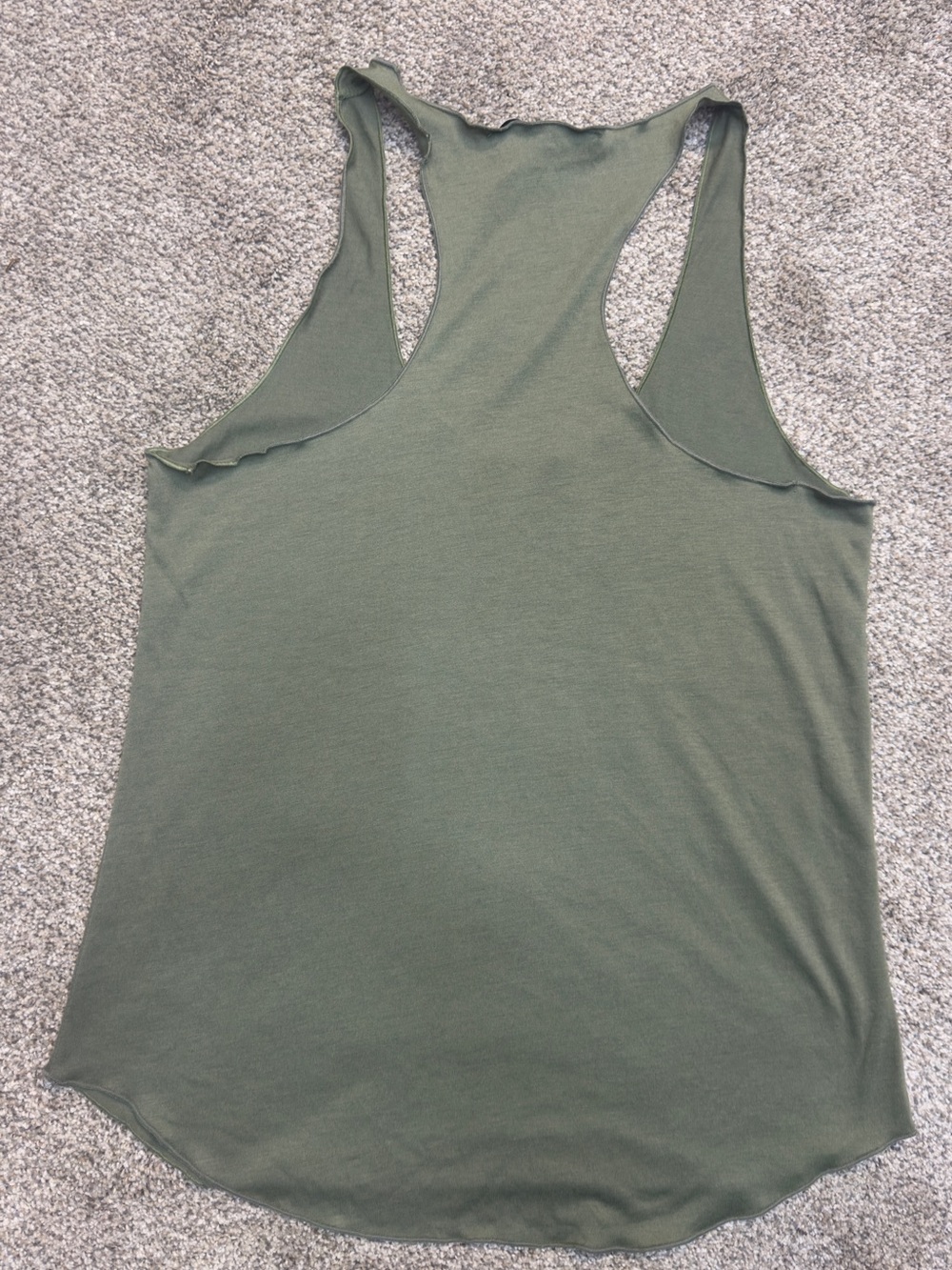 American Rag Olive Racerback Scoop Neck Tank - Picture 9 of 9